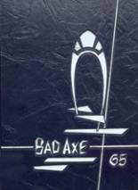 Bad Axe High School 1965 yearbook cover photo