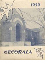 Geneva County High School 1959 yearbook cover photo