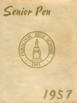 Penacook High School 1957 yearbook cover photo