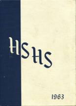 Hot Springs High School 1963 yearbook cover photo