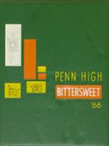 Penn High School 1966 yearbook cover photo