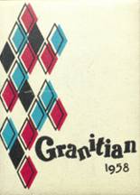 Granite High School 1958 yearbook cover photo