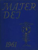 1961 Notre Dame High School Yearbook from Batavia, New York cover image