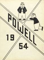 Powell County High School 1954 yearbook cover photo