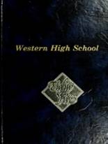 Western High School 1985 yearbook cover photo