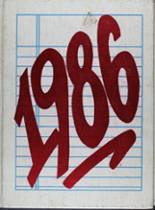Harrisonburg High School 1986 yearbook cover photo