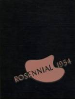1954 Chrysler High School Yearbook from New castle, Indiana cover image
