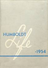 Humboldt High School 1954 yearbook cover photo