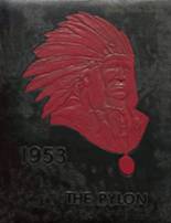 Gridley High School 1953 yearbook cover photo