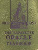 Lafayette High School 204 1953 yearbook cover photo