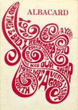 Albion High School 1970 yearbook cover photo