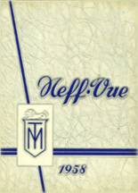 Manheim Township High School 1958 yearbook cover photo