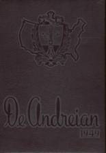 DeAndreis High School 1949 yearbook cover photo