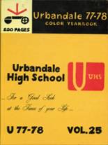 Urbandale High School 1978 yearbook cover photo