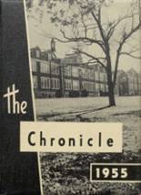 Christian Brothers High School 1955 yearbook cover photo