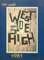 West Side High School 1981 yearbook cover photo