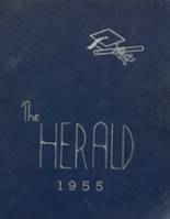 Windsor Locks High School 1955 yearbook cover photo