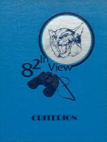 Northwestern High School 1982 yearbook cover photo