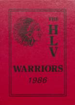 HLV High School 1986 yearbook cover photo