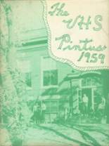 Veedersburg High School 1959 yearbook cover photo