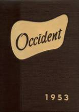 1953 West High School Yearbook from Columbus, Ohio cover image