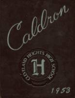 Cleveland Heights High School 1953 yearbook cover photo
