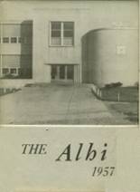 Albion High School 1957 yearbook cover photo