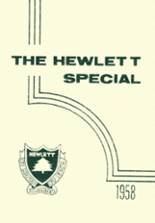 Hewlett School 1958 yearbook cover photo
