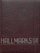 Hall High School 1941 yearbook cover photo