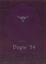 Forsyth High School 1954 yearbook cover photo