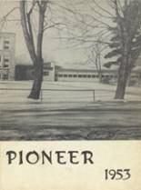 Hudsonville High School 1953 yearbook cover photo