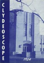 Clyde Savannah High School 1954 yearbook cover photo