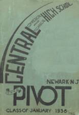 1938 Central High School Yearbook from Newark, New Jersey cover image