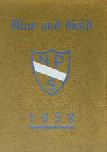 New Preparatory School 1959 yearbook cover photo