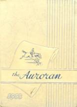 East Aurora High School 1958 yearbook cover photo