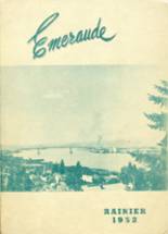 1952 Rainier High School Yearbook from Rainier, Oregon cover image