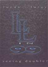 Lucas-Luray High School 1999 yearbook cover photo