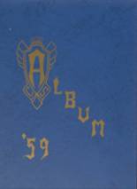 Alden High School 1959 yearbook cover photo
