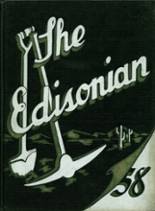 Edison Technical High School 1958 yearbook cover photo
