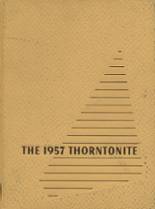 Thornton Township High School 1957 yearbook cover photo