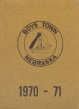 Boys Town High School 1971 yearbook cover photo