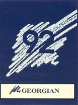 Georgetown High School 1992 yearbook cover photo