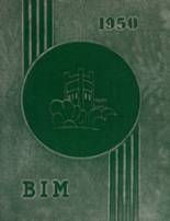 Bement High School 1950 yearbook cover photo