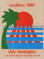 Huntington Beach High School 1987 yearbook cover photo
