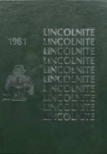 Lincoln Community High School 1981 yearbook cover photo