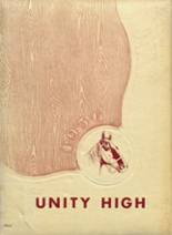 Unity High School 1956 yearbook cover photo