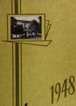 West High School 1948 yearbook cover photo