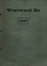 West High School 1927 yearbook cover photo
