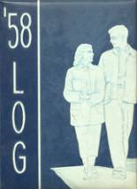 Cadillac High School 1958 yearbook cover photo