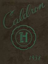 Cleveland Heights High School 1958 yearbook cover photo